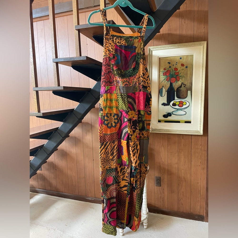 The Little Bazaar Patchwork Overalls